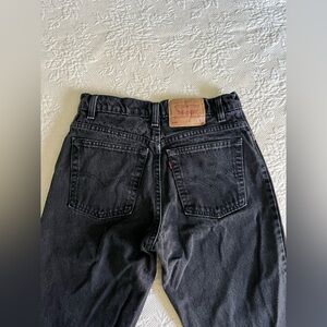 Vintage levi black jeans